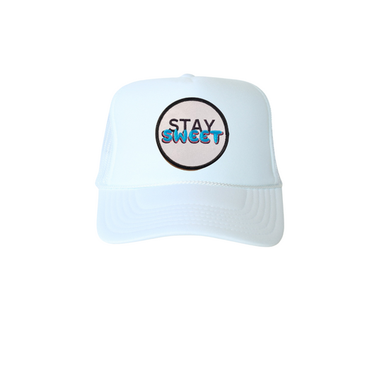 STAY SWEET throwback 80's Trucker Hat m3 goods og