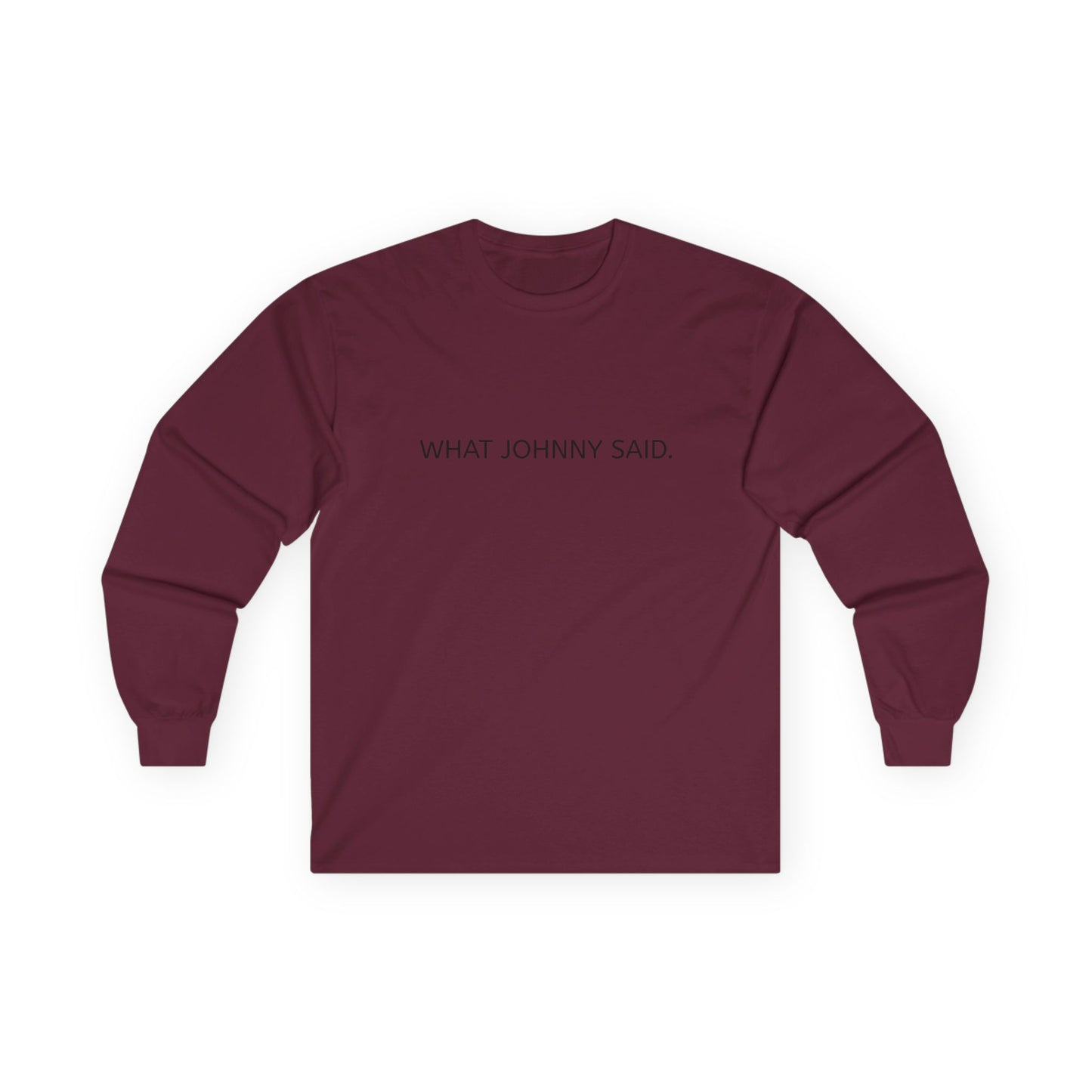 WHAT JOHNNY SAID. Unisex Ultra Cotton Long Sleeve Tee