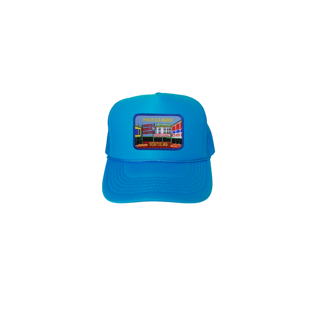 Pike Place Market Seattle Trucker Hat