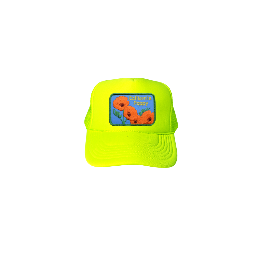 California Poppy Trucker Hat
