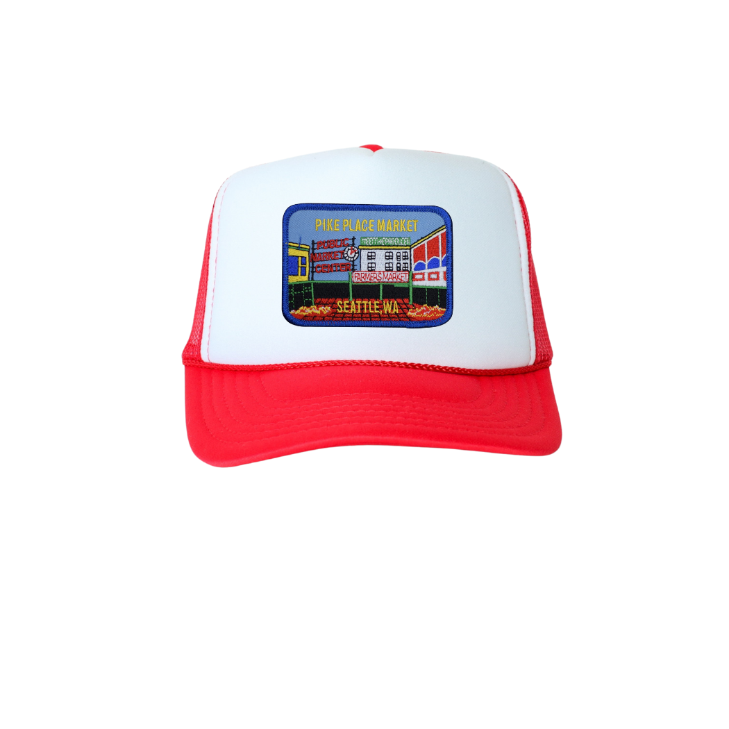 Pike Place Market Seattle Trucker Hat