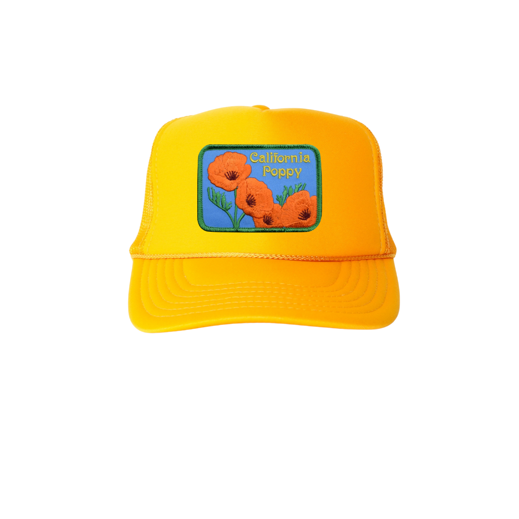 California Poppy Trucker Hat